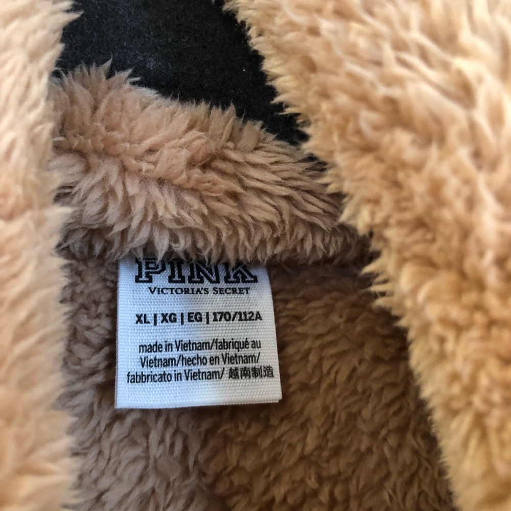 Victoria’s Secret camel color fuzzy shirt size xl